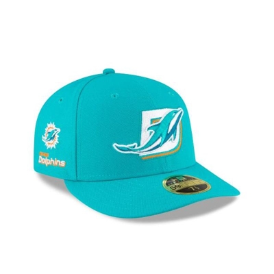 Sapca New Era Miami Dolphins NFL Logo Mix Low Profile 59FIFTY Fitted - Albastri